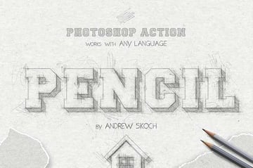 Pencil Sketch - Photoshop Action
